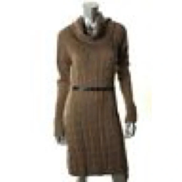 luxury knit dresses Long Sleeve Noir Knit Dress 2 / Noir